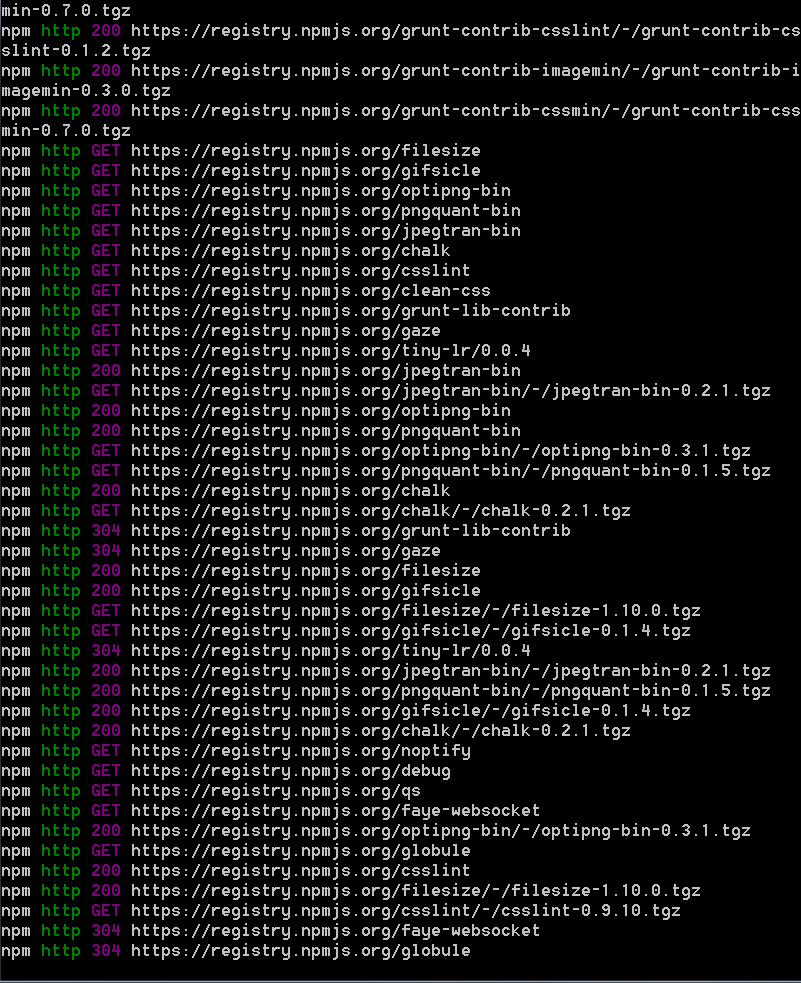 grunt-npm-install